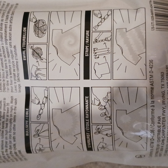 ArtMinds Tie Dye Kit. 15 pcs. NWOT. Still in package. Never used. - Picture 6 of 6